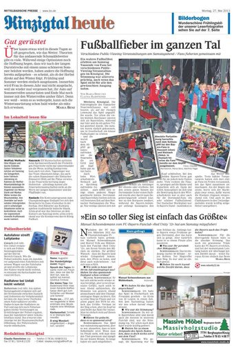 Interview Offenburger Tageblatt 27.05.2013